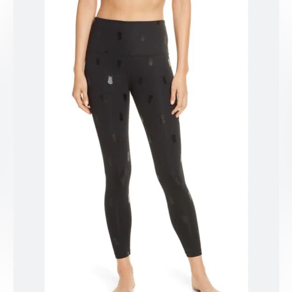 Beyond Yoga Pants & Jumpsuits Beyond Yoga Pineapple Luxe Black